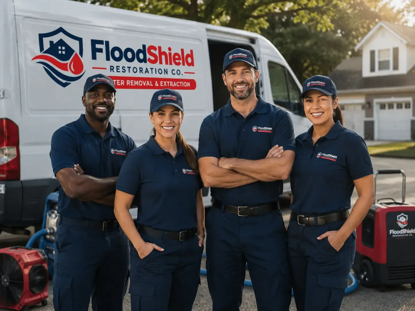 Flood Damage Restoration company in Mitchells, VA